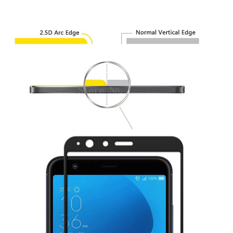 Закаленное стекло для Asus Zenfone Max Plus M1, Защитное стекло для экрана Asus Zenfone Max Plus M1 ZB570TL X018D X018DC, защитная пленка
