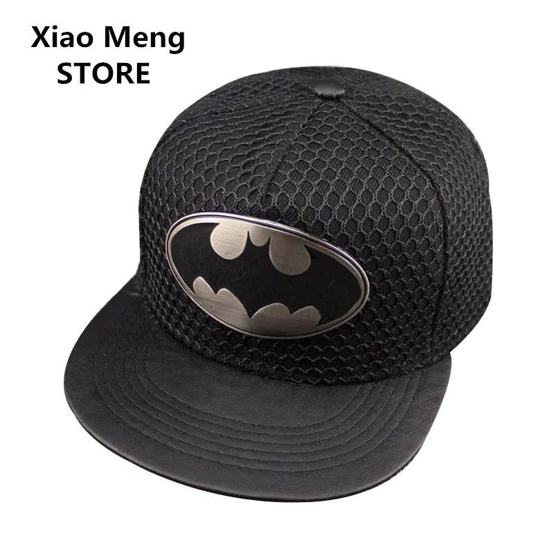 

2018 Summer Adjustable Superman Batman Baseball Caps Gorras Planas For Men Women Hip Hop Hat Outdoor Sports Sun Mesh Hats M110