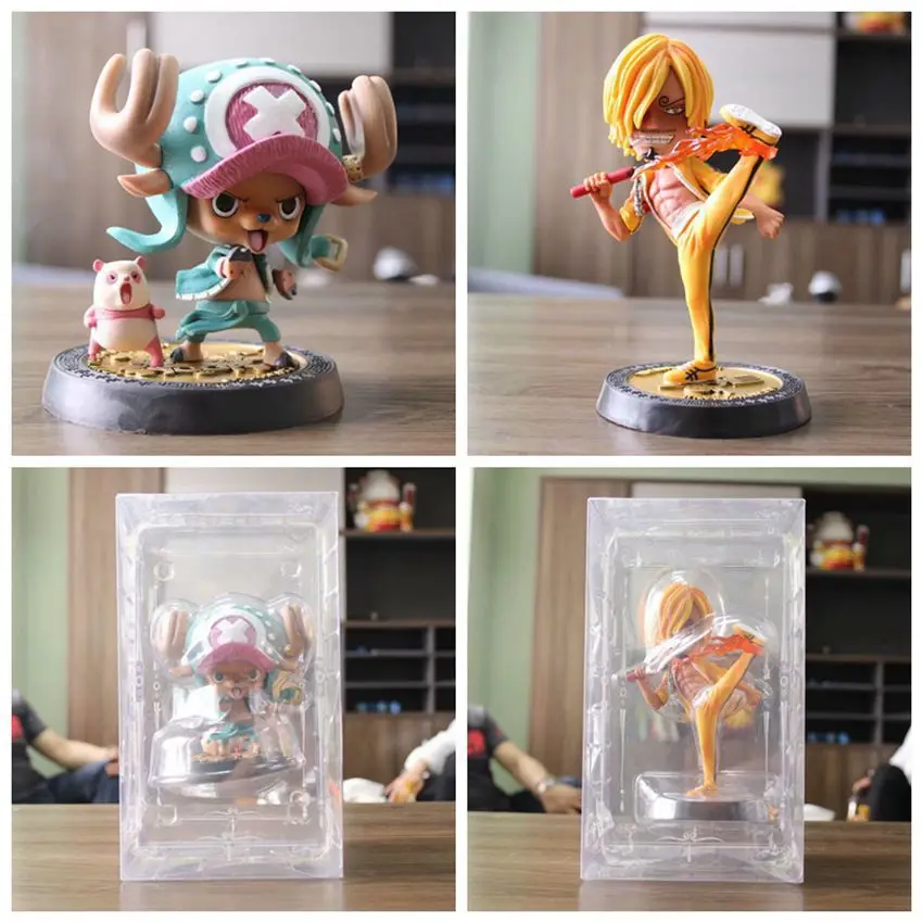 

Anime One Piece Vinsmoke Sanji Tony Tony Chopper PVC Action Figure Collection Model Kids Toy