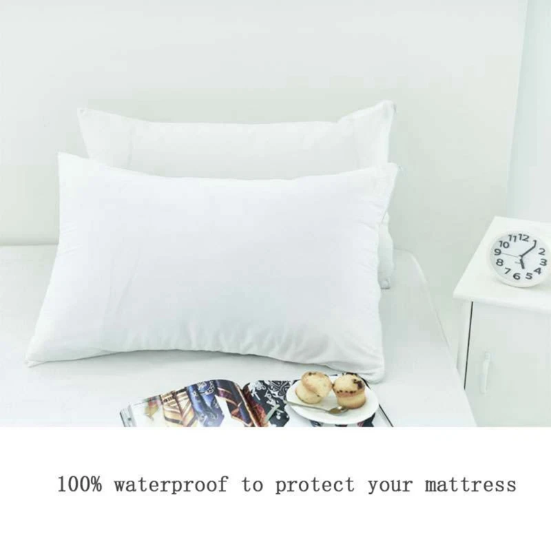 ALLERGY ZIPPED COVER 2PCS ALLERGY FREE Pillow Protectors Dust mite ANTI BUG