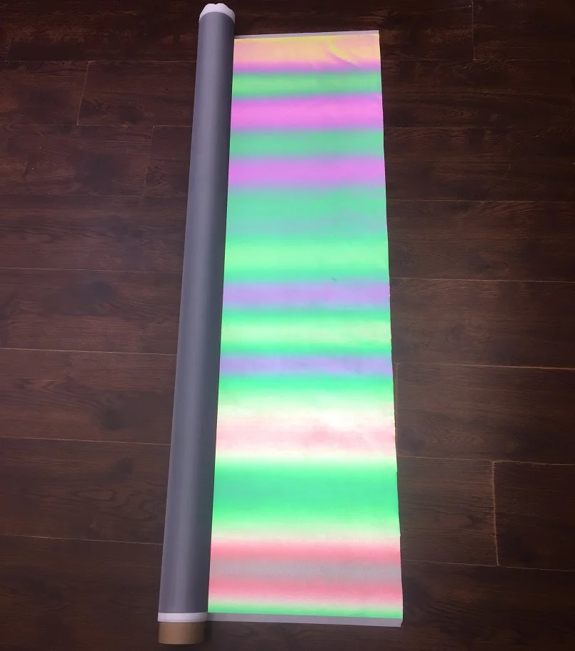 

Magic Color Cloth Rainbow Reflective Fabric Garment Accessories