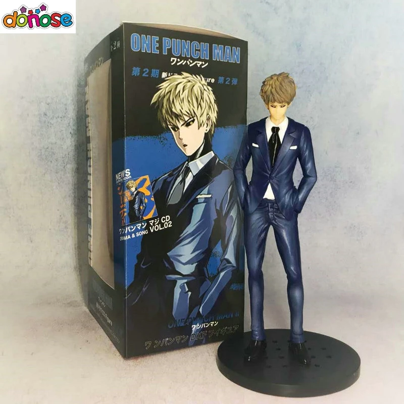 DXF One Punch Man 1/8 масштаб окрашенная ПВХ фигурка Brinquedos Punchman Saitama Genos Косплей модель