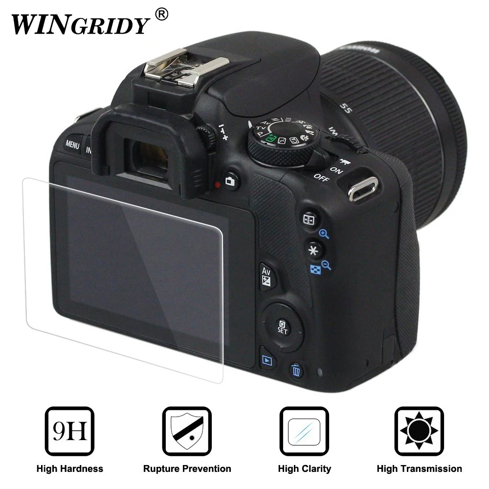 Camera LCD Screen Protector Optical Tempered Glass Protective Guard