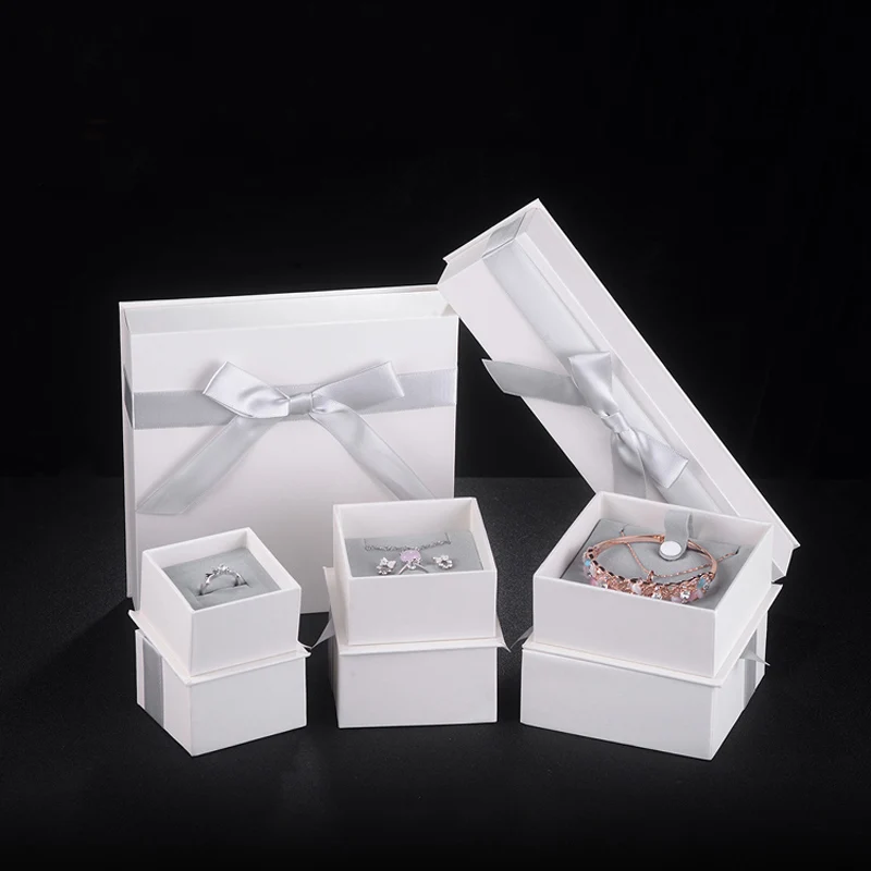 High Quality Square Jewelry Boxes 20pcs/lot Specialty Paper Ring