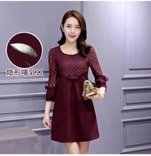 Summer Maternity Breast Feeding Dresses Nursing Dress Pregnancy Lactation Clothes for Pregnant Women Breastfeeding Clothing B11