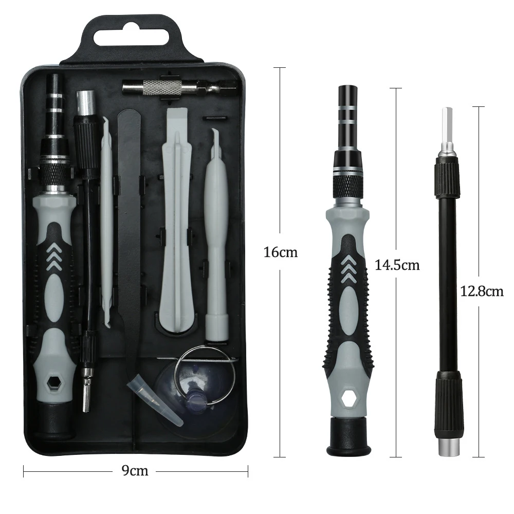 Jewii 115pcs Screwdriver Set Precision Screwdriver Bits Torx PC Mobile Phone Device Multi-function Repair Hand Tools