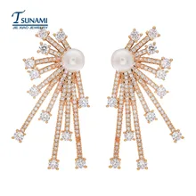 Известный бренд преувеличены циркон жемчужные серьги женщина/девушки украшения циркон шпильки er-098 серьги жемчуг с цирконами жемчужные серьги