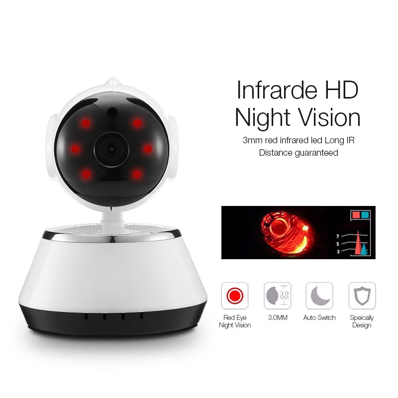 Новый 720 P Wi Fi камера дома IP PT беспроводной P2P ИК USB обнаружения движения Радионяня