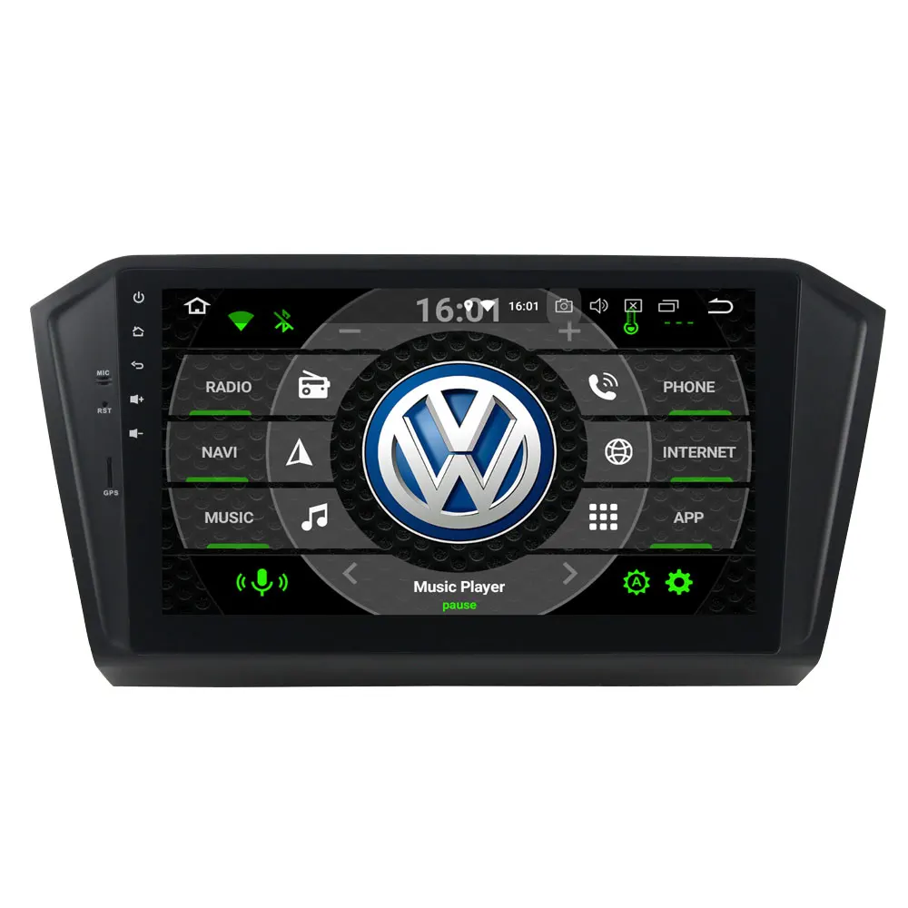 

Belsee 10.1" Android 9.0 for Volkswagen Passat 2015 2016 8 Core 4GB Car Stereo Radio GPS Head Unit Autoradio Multimedia Player
