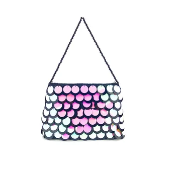 

women messenger bags Sequins Purse Girls Crossbody evening Bags clear shinning stage wedding party stage show femme ladies bag