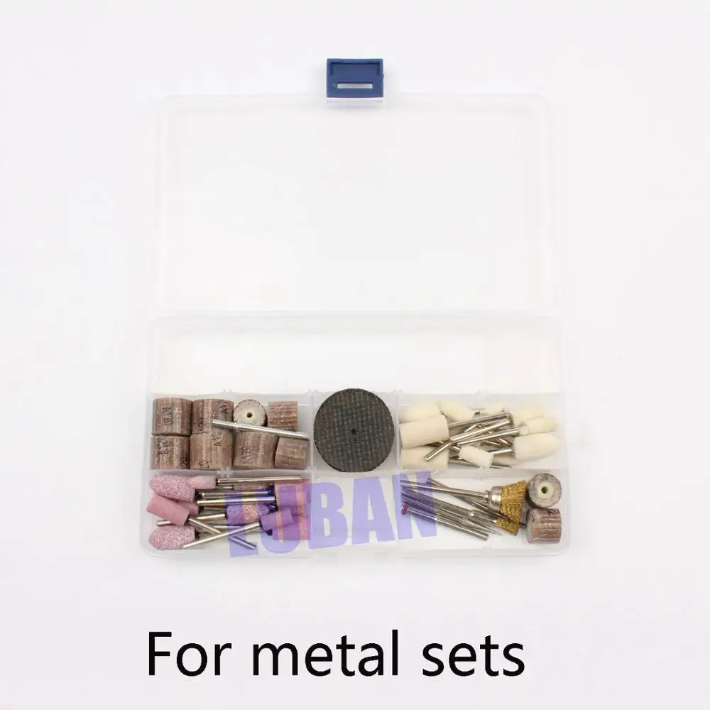 For metal Мини электрическая дрель+ шлифовальные аксессуары набор для dremel Многофункциональный гравировальный станок набор инструментов Электрический мини ДРЕЛЬ dremel - Цвет: For metal