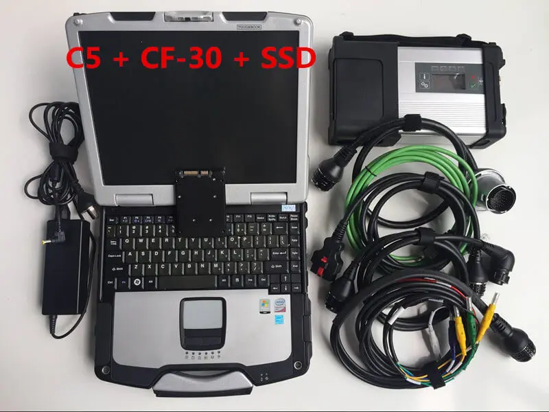 Звезда диагностики MB SD connect C5 с SSD 360 гб программное обеспечение 2020 12 V CF 30 toughbook