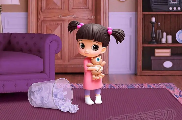Набор из 3 фигурок Q big eyes маленькая Джесси Мерида бу|Игровые фигурки и