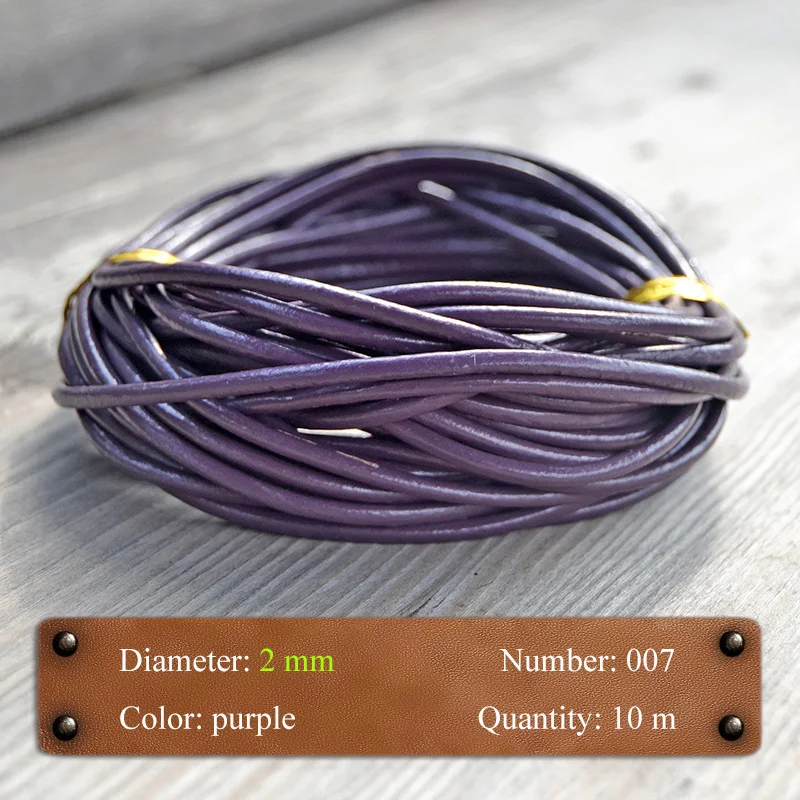 5 Pezzi Stringa Cuoio Per Gioielli, Cordino In Pelle 5 X 2.6 Corda - Foto 8