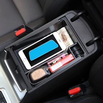 

1PCS Interior Center Arm Rest Armrest Box Trim For Hyundai Tucson 2016-2018