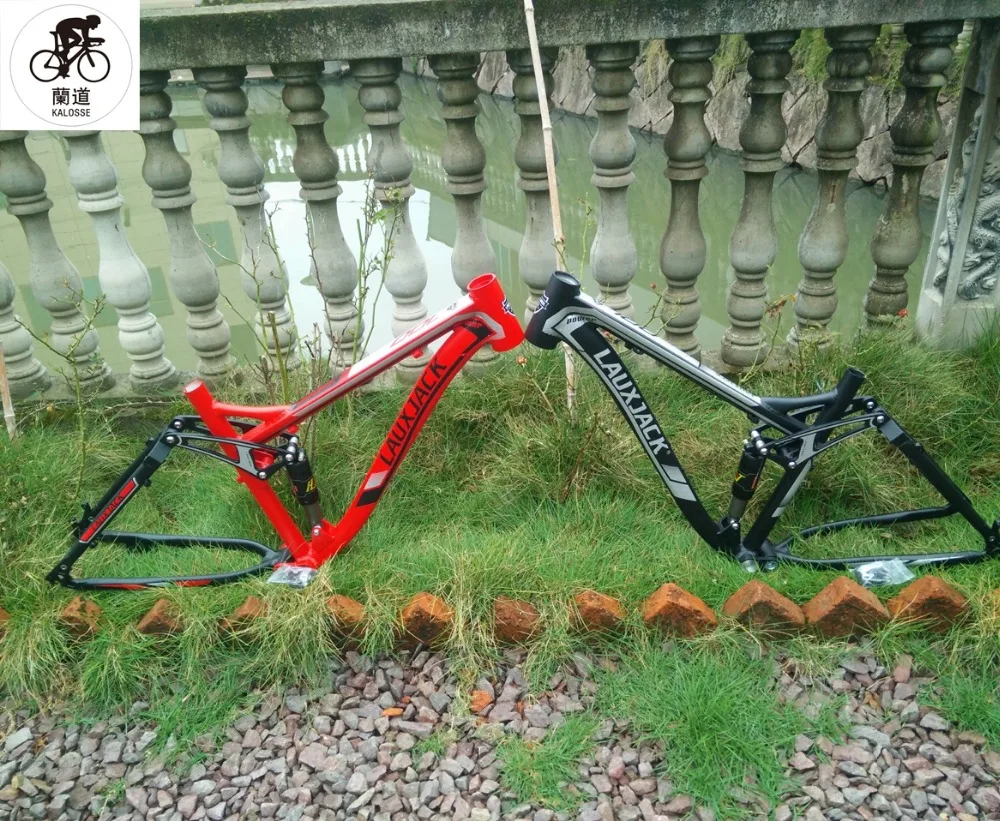 Sale Kalosse Soft-tail  26inch mountain  bike    frame   alloy  bicycle  frame   with rear suspension 0