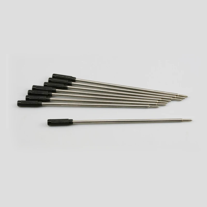 

Refill pen stainless steel base material There have black&blue ink you can chose for pen refill suitable for the golden ball pen