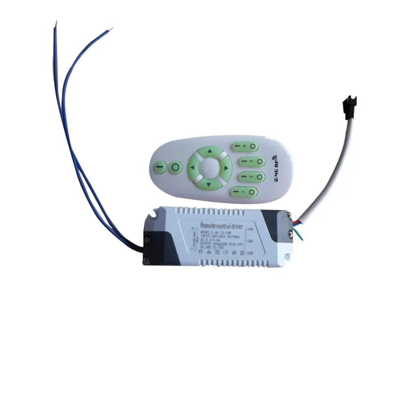 

12-18W 250mA,2.4G remote control LED driver lighting transformer for color-changeable,dimming panel light downlight ceiling lamp
