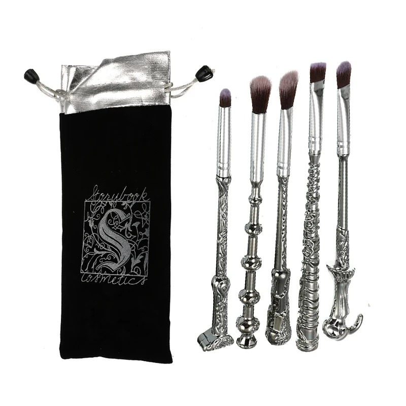 

Harri Potter Magic wand Makeup Brushes Set Powder Foundation Eyeshadow Make Up Brushes Cosmetics Cosplay Toy Set Gifts for Girls