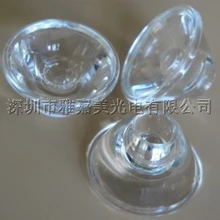 Высококачественная светодиодная линза 20 мм Гладкая вогнутая линза 15 градусов, 20 градусов, 45 градусов 1 Вт 3 Вт Высокая мощность объектива