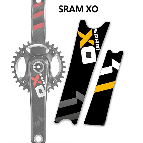 SRAM X0 Кривошип наклейки/наклейки горный велосипед/bycicle crankset защитный для MTB