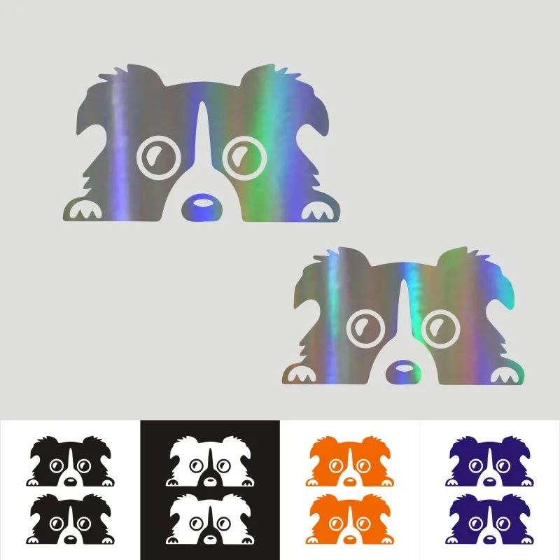 

Car Stickers 14CM*8CM Border Collie DOG Car Motorcycles Decoration 3D Reflective Car Styling BUY 2 SAVE HALF Custom Sticker