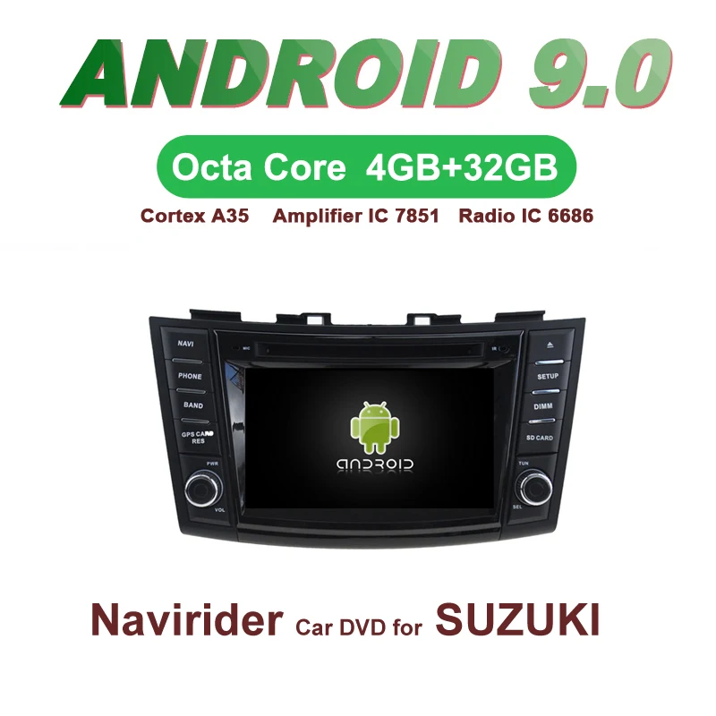 

OTOJETA Car GPS Android 9.0 Radio FOR SUZUKI SWIFT 2011 2012 2015 Ertiga Navigation DVD Capacitive screen Support Mirror Link