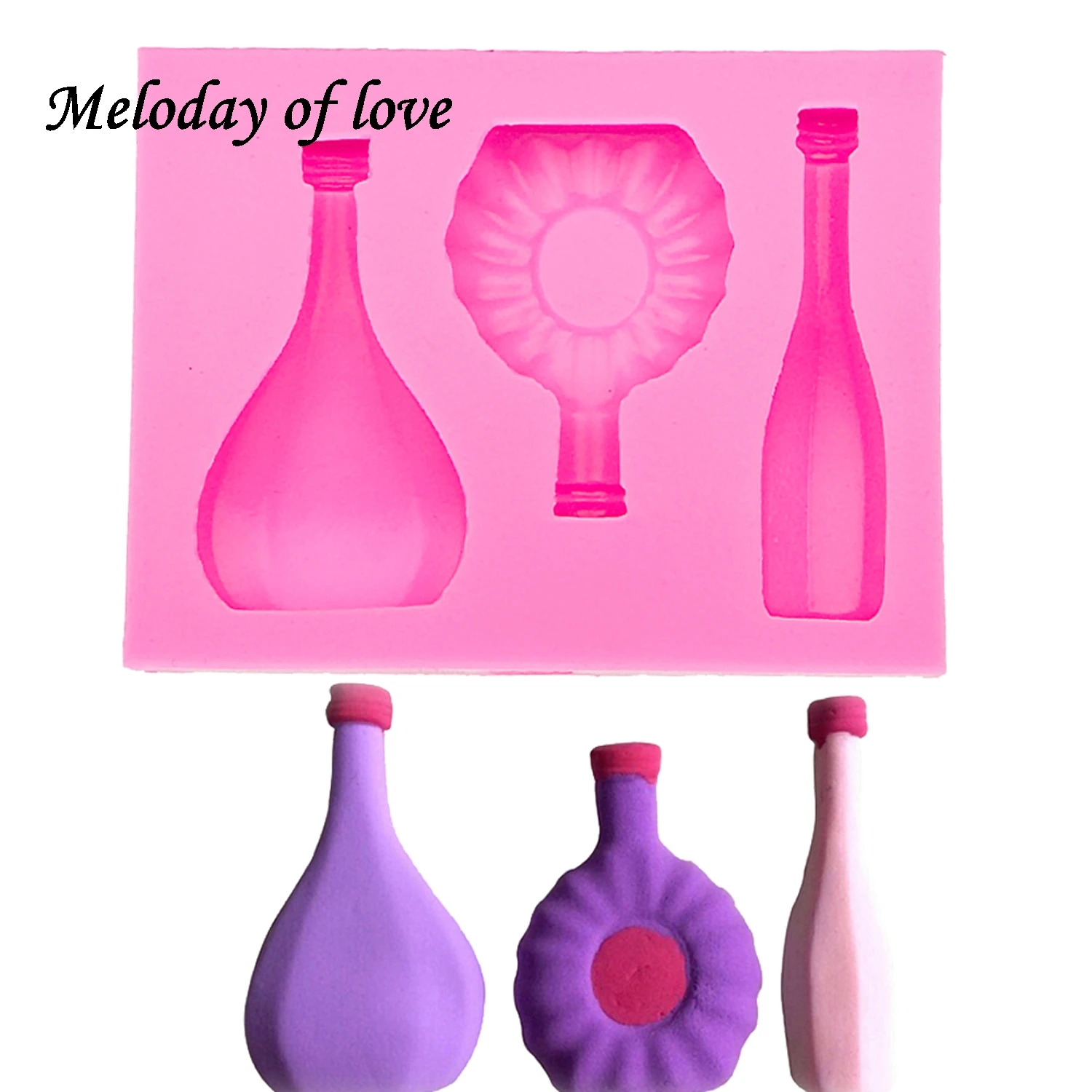DIY Perfume bottle soap mold chocolate fondant cake decorating tools