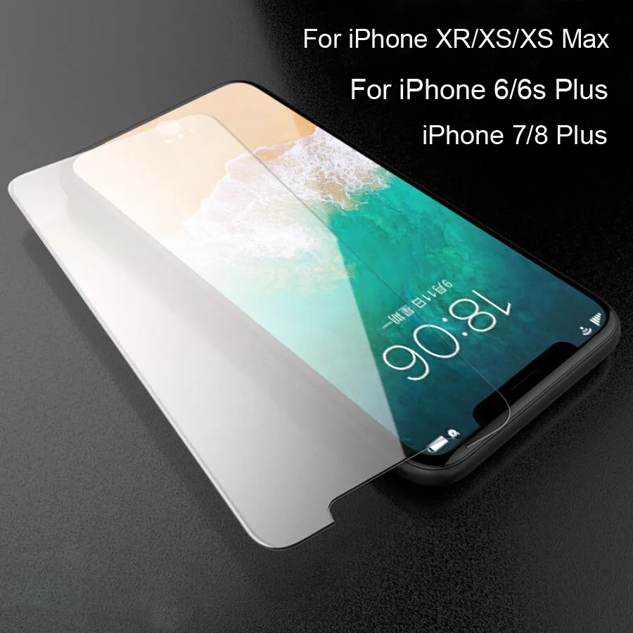 Koop Anti Glare Matte Gehard Glas Voor iPhone X XR XS Max 9 H Frosted Screen Protector Voor iPhone 6 6 s 7 8 Plus