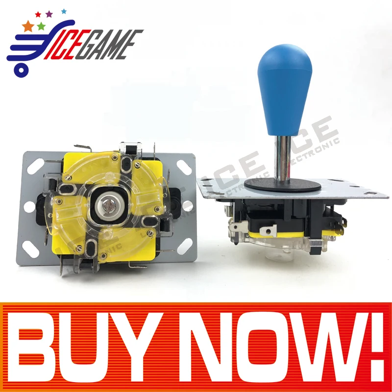 

warmsun game DIY New Arrival DIY Red Ball 4/8 Way Joystick Fighting Stick Parts for Game Arcade
