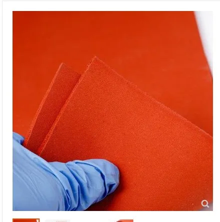 

Heat Resist Silicone Foam Sheet Size 500x500x10mm, Closed Cell Silicon Rubber Sheet for Heat Transfer, Red Color