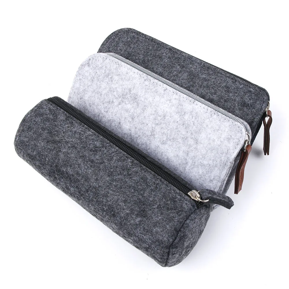 

Felt pencil bag fabric pencil case Women Makeup bag Cosmetic bag beauty Case Make Up Organizer Toiletry bag kits Storage Travel