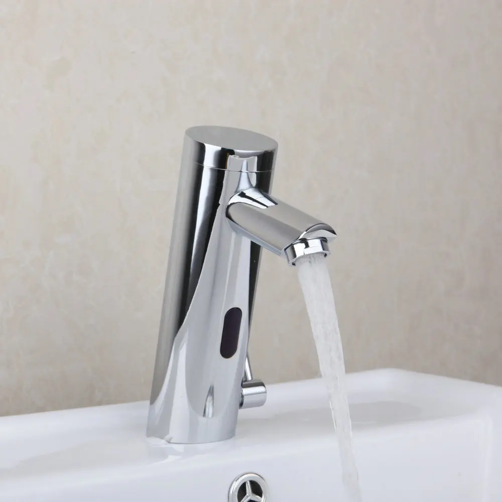  KEMAIDI Bathroom Faucet Kitchen Automatic Sensor Hands Free Brass ORB Black Chrome Polished Swivel  - 32845566615