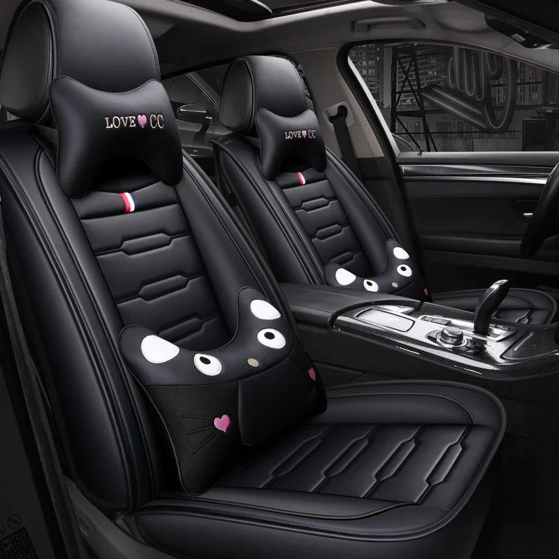 2019 новые роскошные кожаные чехлы для сидений автомобиля Ford mondeo Focus Fiesta Edge Explorer aurus