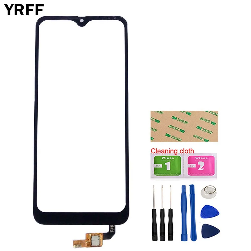 

6.1'' Phone Touch Screen Panel For Blackview A60 Touch Screen Digitizer Panel Front Glass Len Sensor Replacement Tools Wipes