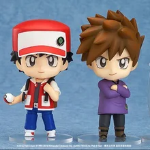 Dowin 10cm Nendoroid #612 Figure Toy Ash Ketchum Gary Oak Mew cute Mini Model Doll for collection gift Dowin 10cm Nendoroid #612 Figure Toy Ash Ketchum Gary Oak Mew cute Mini Model Doll for collection gift