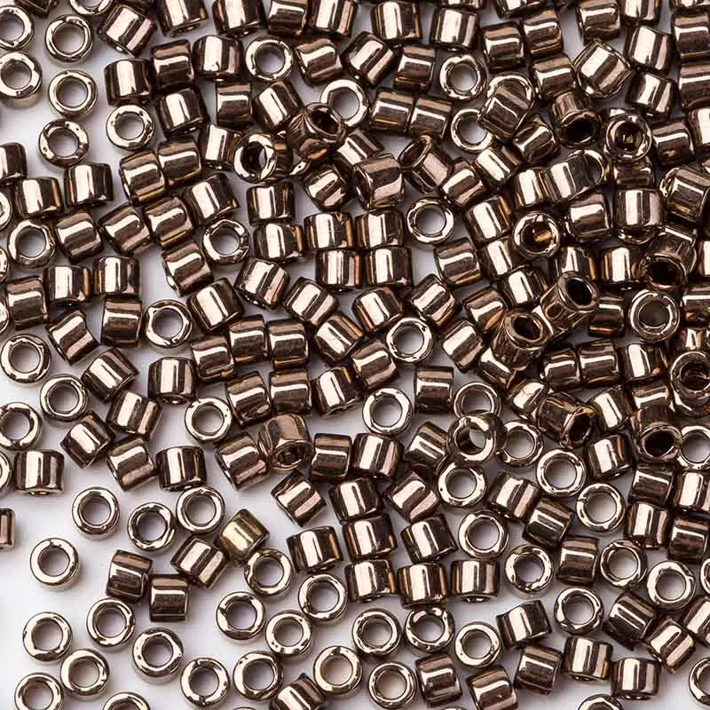 DB22 (3) Taidian Metallic Bronze Miyuki Delica Seedbeads 110 for Boho Jewelry Making Accessories DB22L 35Gramslot 1.6x1.3mm