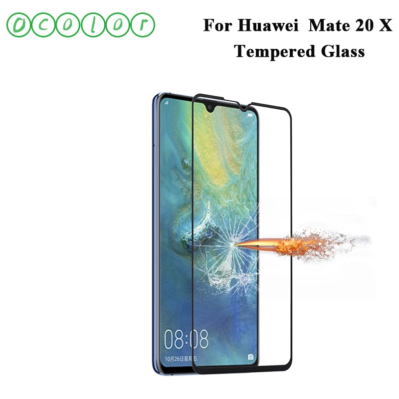 Ocolor для Huawei Mate 20 X Закаленное Стекло 7 2 &quotЗащитная пленка экрана сменная стальная