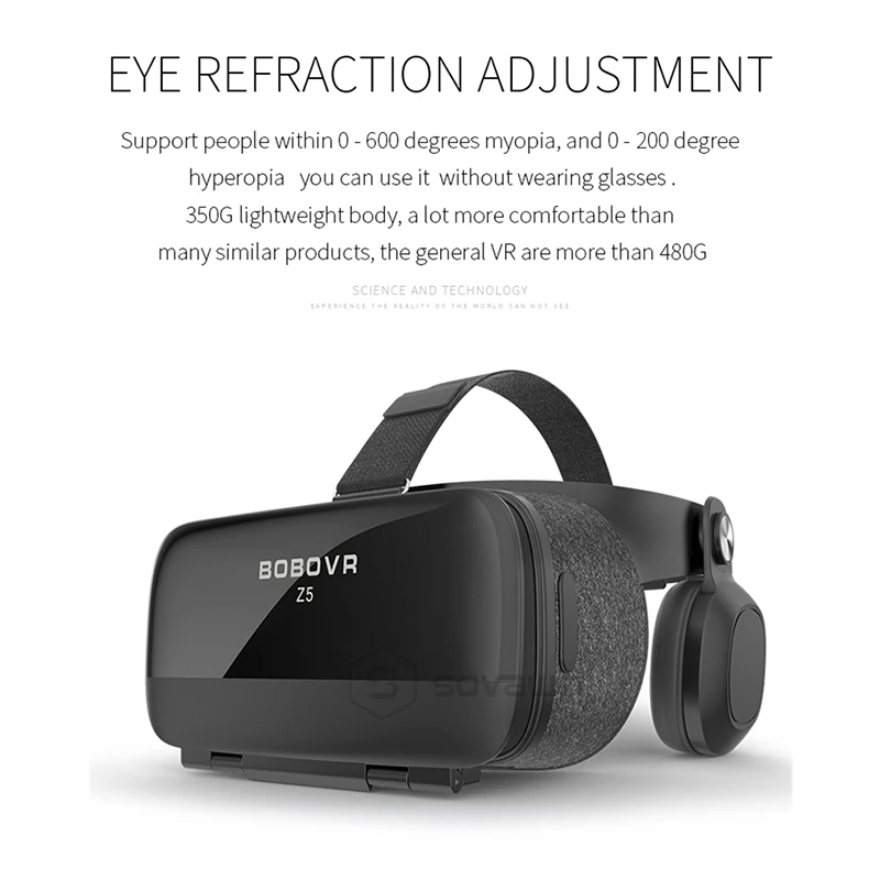 Оригинальная иммерсивная гарнитура виртуальной реальности стерео 3D очки VR