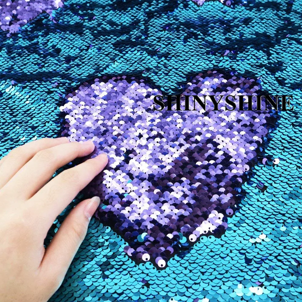 Mermaid Fish Scale Sequin Fabric  (2)