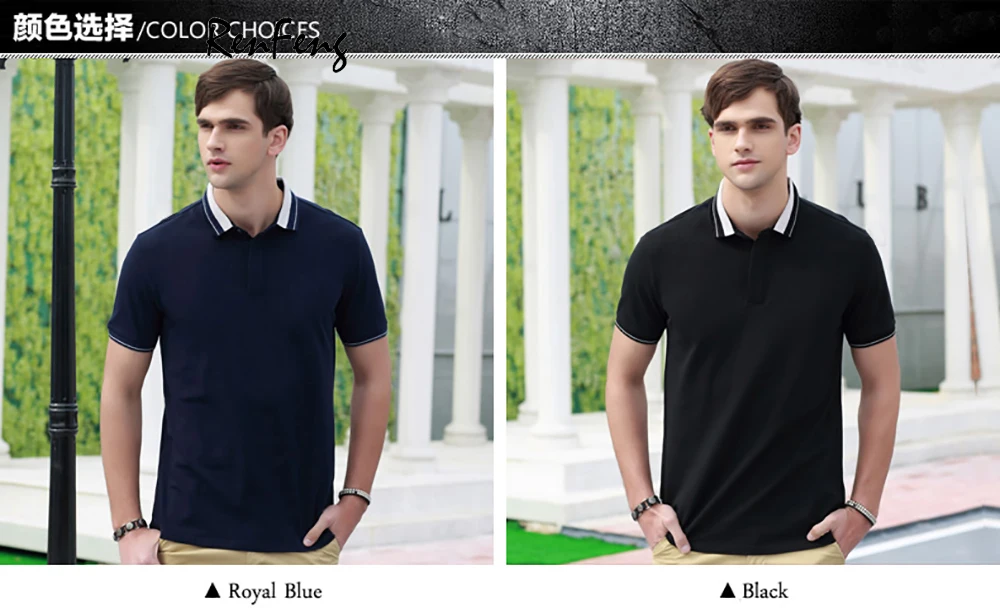 Tops&Tees Men's Polo shirts Business men brands Polo Shirts (6)