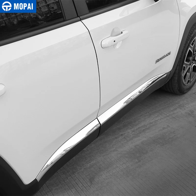 MOPAI ABS автомобильный корпус дверь боковое литье декоративная крышка Накладка наклейки для Jeep Renegade вверх внешние аксессуары для автомобиля Стайлинг