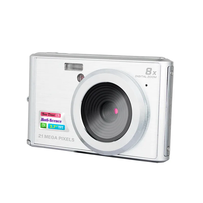Hot 21M Pixels Portable Colorful Compact 8x Digital