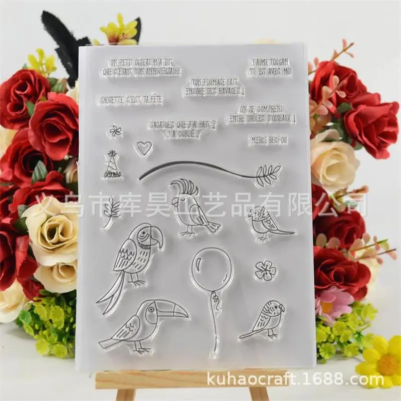 

Bird Transparent Clear Stamps / Silicone Seals for DIY scrapbooking photo album/Card Making