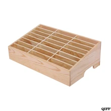 24 ячейки многофункциональный деревянный ящик для хранения инструмент для ремонта мобильных телефонов OrganizerJun18