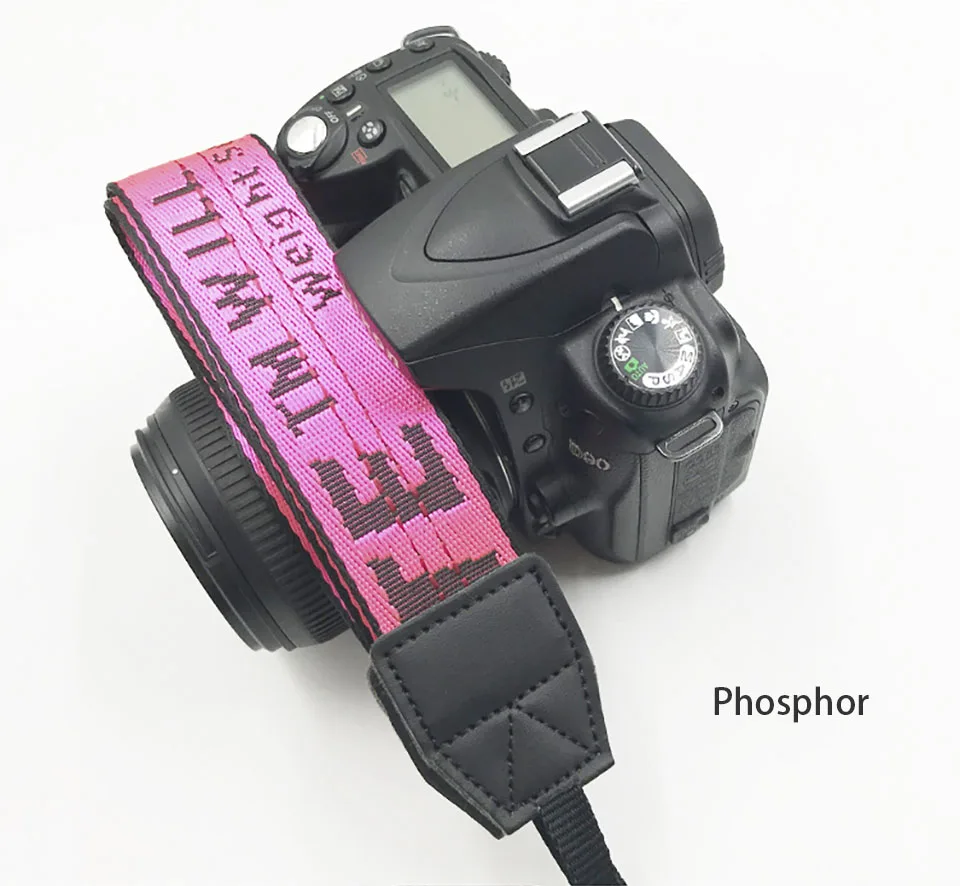 Ремешок для SLR камеры с белым неопреновым ремешком на шею для Canon Nikon Pentax sony фужи Олимпус красочный Off-White ремешок для камеры