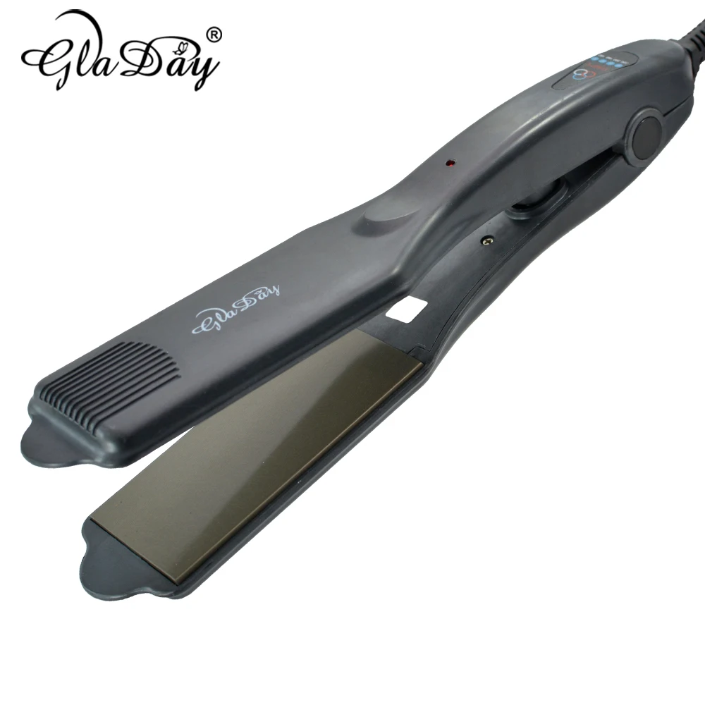 

Temperature Control Titanium Plate Iron Normaly Hair Straightener Fast Heating Flat Iron Styling tools