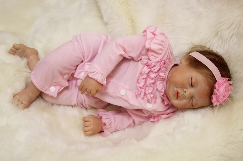 Bebe reborn menina 2" силиконовые куклы reborn baby, подарок для детей, мягкие на ощупь, настоящие, для новорожденных, bonecas reborn