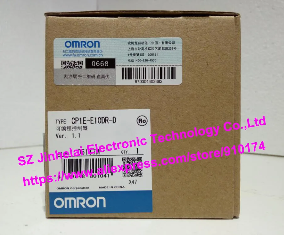 

100% Authentic original CP1E-E10DR-D, CP1E-E10DT-A, CP1E-E10DT-D OMRON Programmable controller