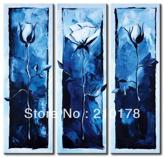 

handmade oil painting on canvas modern 100% Best Art Flower oil painting original directly from artis FL3-171